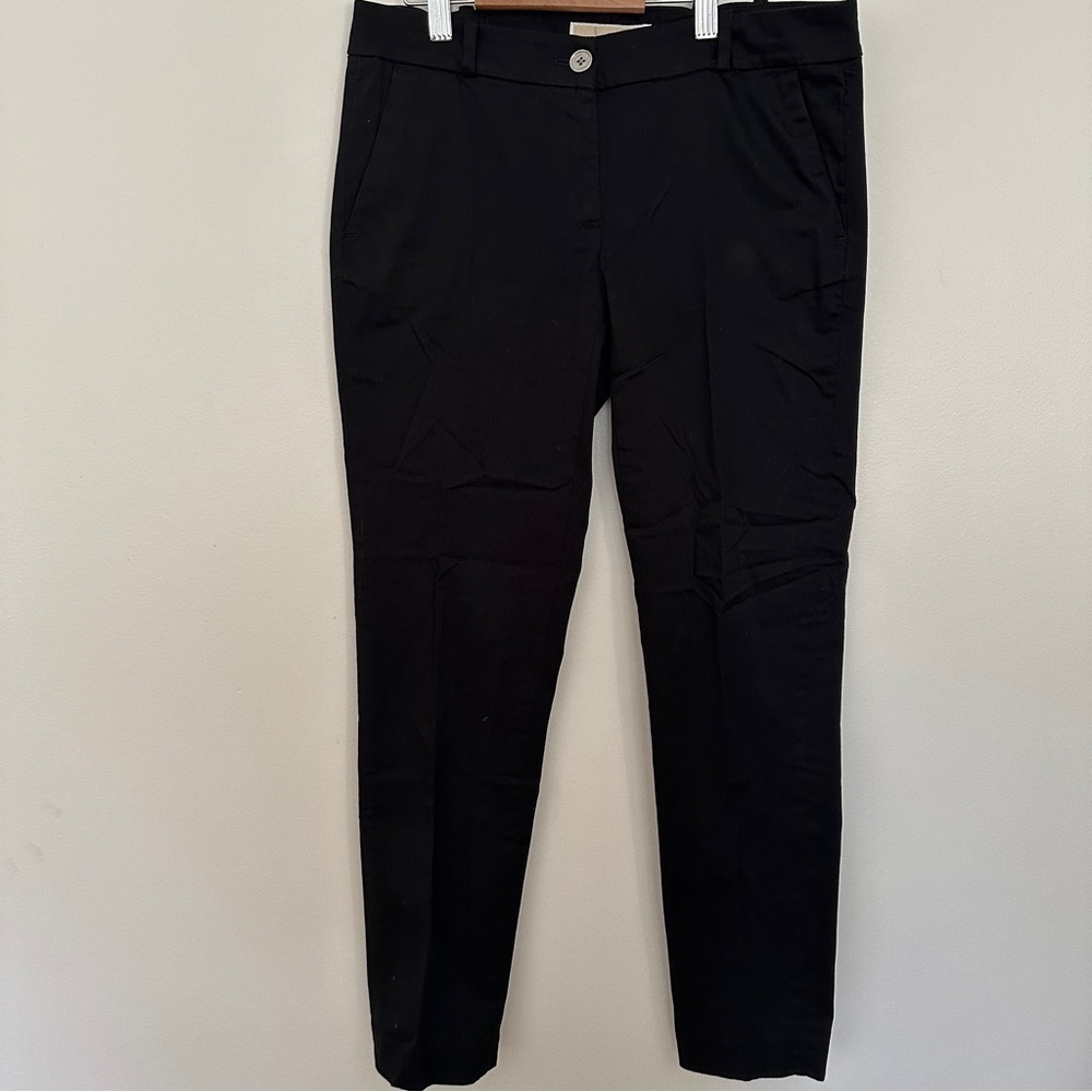 Michael Kors Basics Slim Fit Ponte Knit‎ Pant Size 2 Black